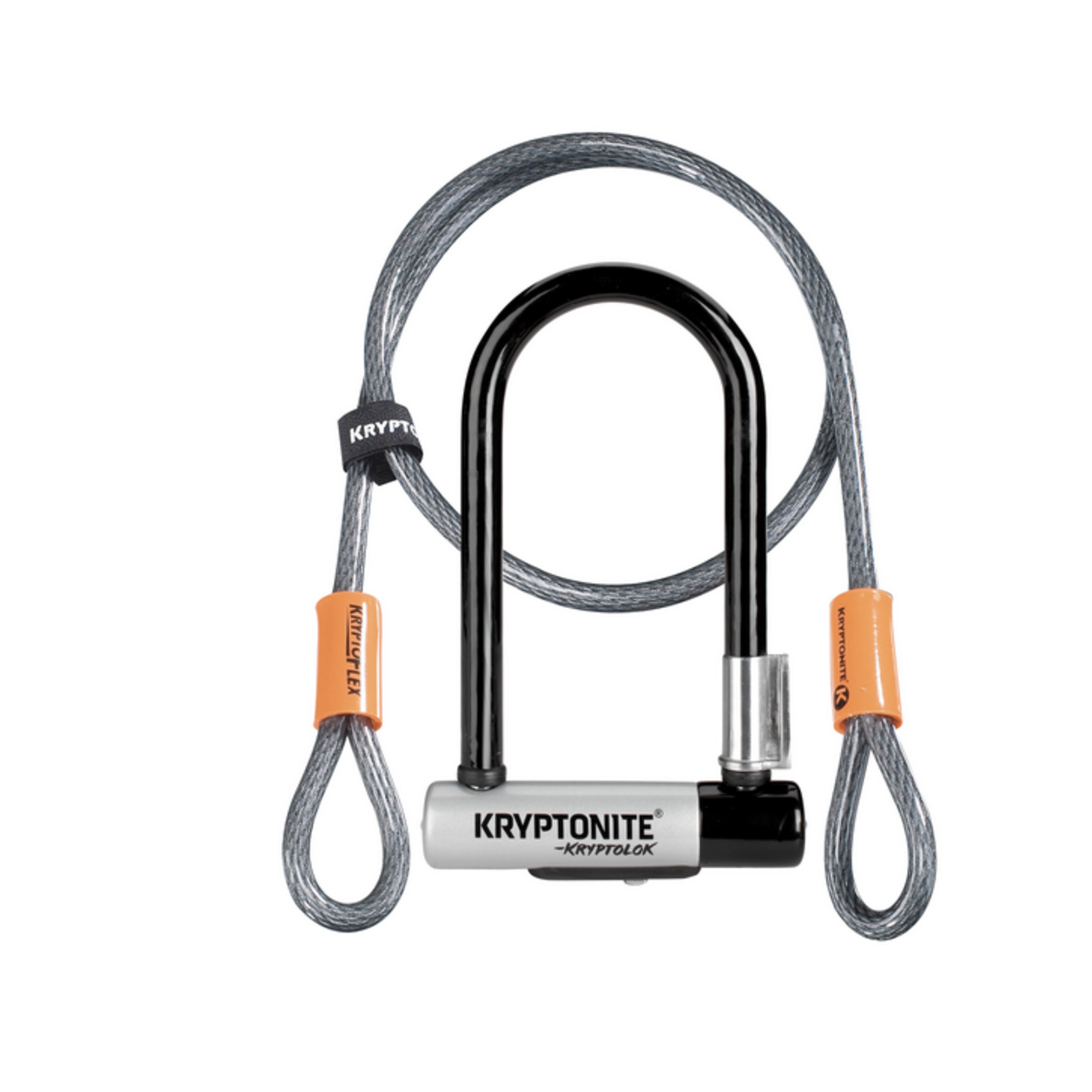 Kryptonite Kryptonite - Kryptolok U-Lock mini-7 w/4' flex