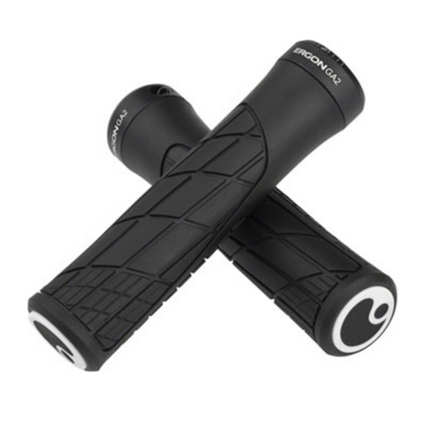 Ergon Ergon - GA2 Grips - Black, Lock-On