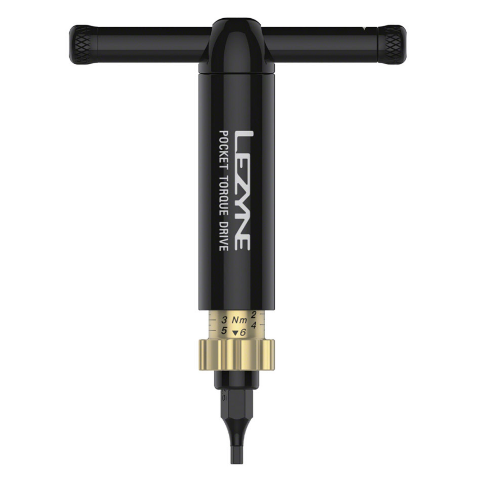Lezyne Lezyne - Pocket Torque Drive Torque Wrench - 2-6 Nm, 2.5, 3, 4, 5MM, T20, AND T25 BITS, With Storage Case, Black