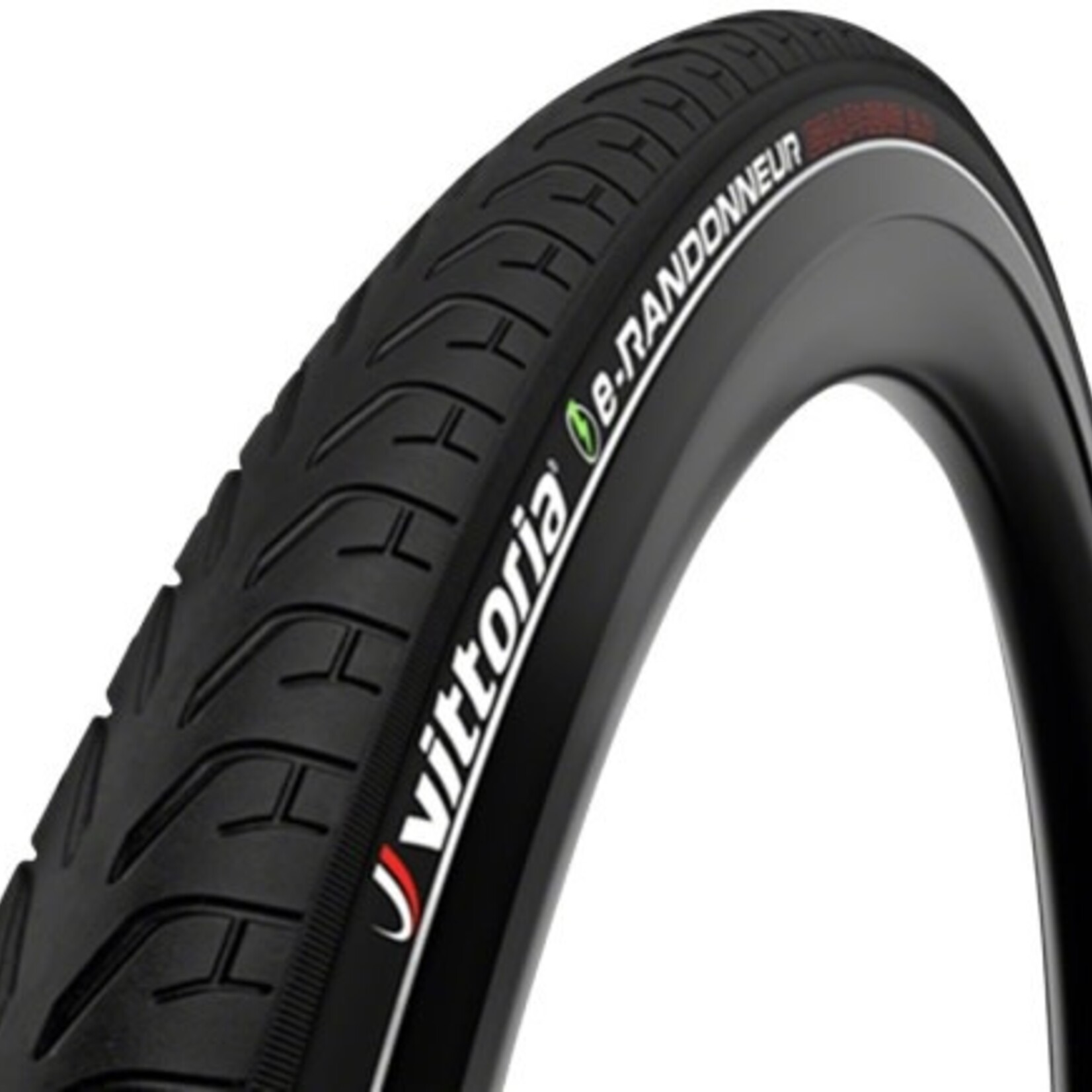 Vittoria Tire - 700 x 40 - Vittoria - e-Randonneur Tire - 700 x 40, Clincher, Wire, Black/Reflective, G2.0