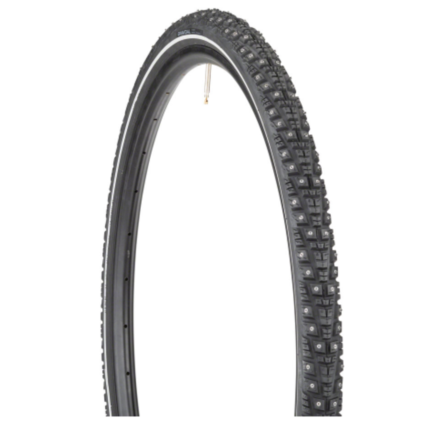 45NRTH Tire - 700 x 38 - 45NRTH Gravdal Tubeless, Folding, Black, 60tpi, 252 Concave Carbide Studs