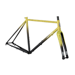 All-City Frameset - All-City - Macho King A.C.E. Frameset - 700c, Steel, Yellow Fade Splatter, 58cm