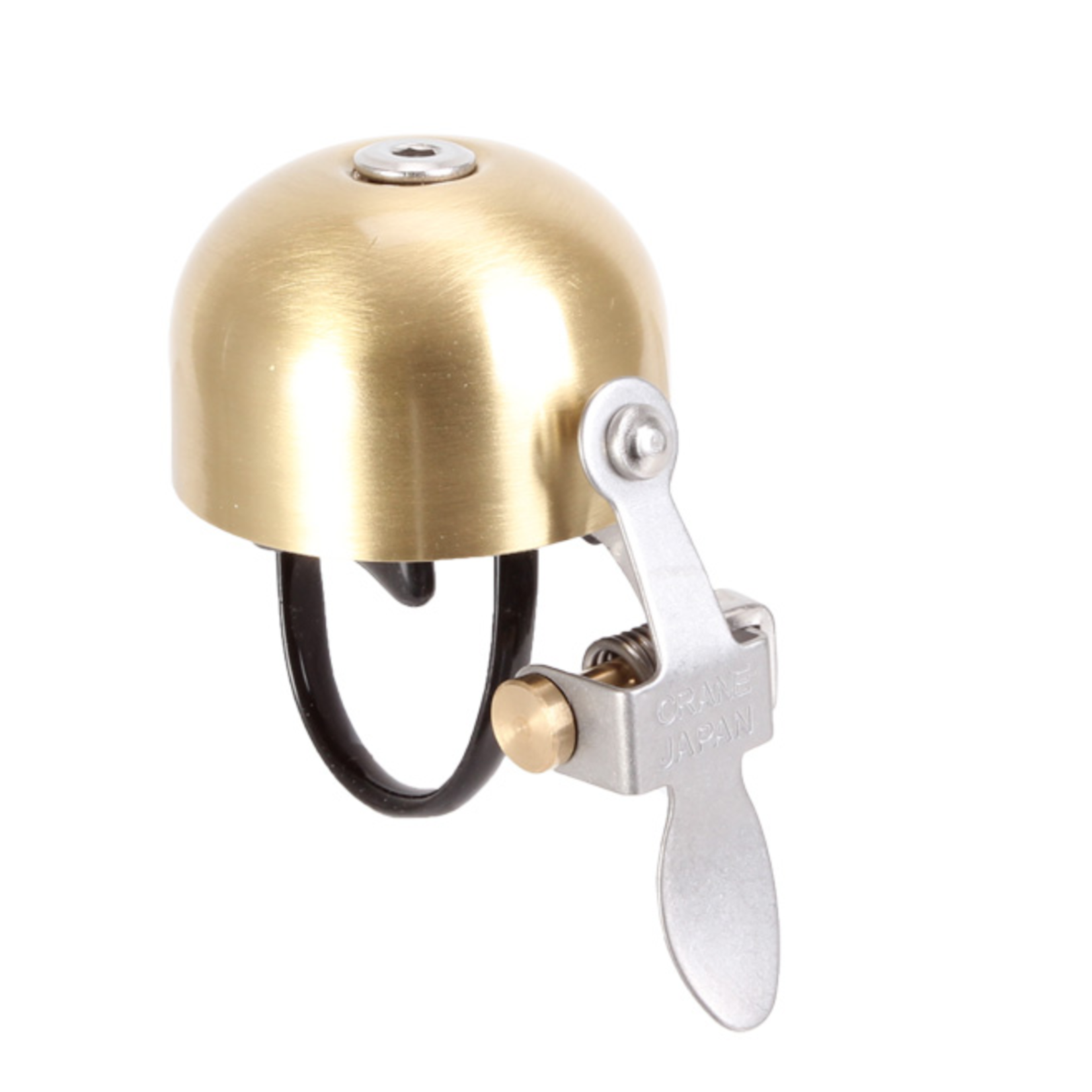Crane Bell Co Crane Bell Co. - E-Ne Brass Dome - Scotch-Brite Brass