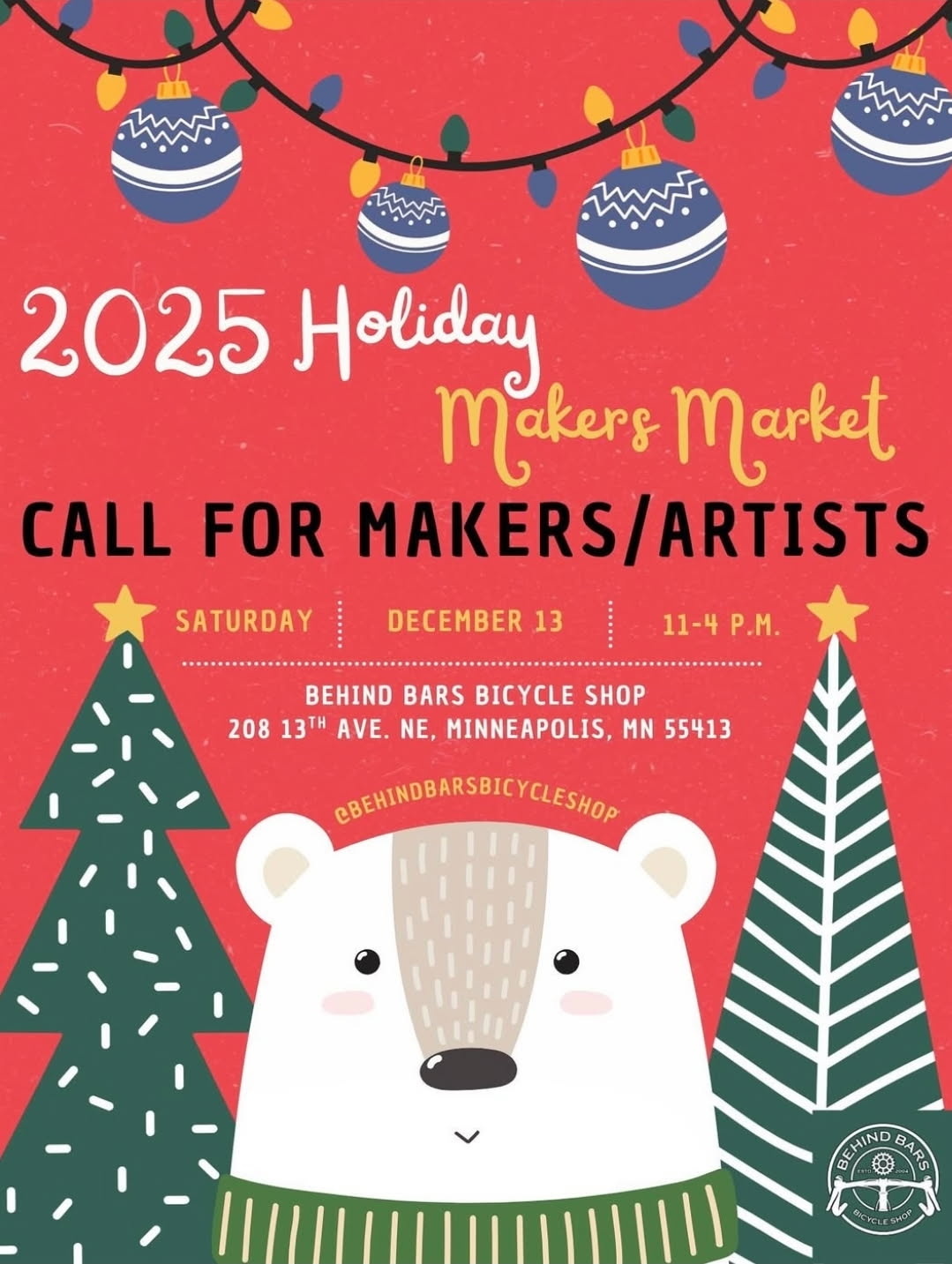 Call out for local artists! Makers Market 2025, Dec 13th!
