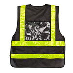 Sunlite Sunlite - Safety Vest - Delivery w/ ID & Logo Holder - Black