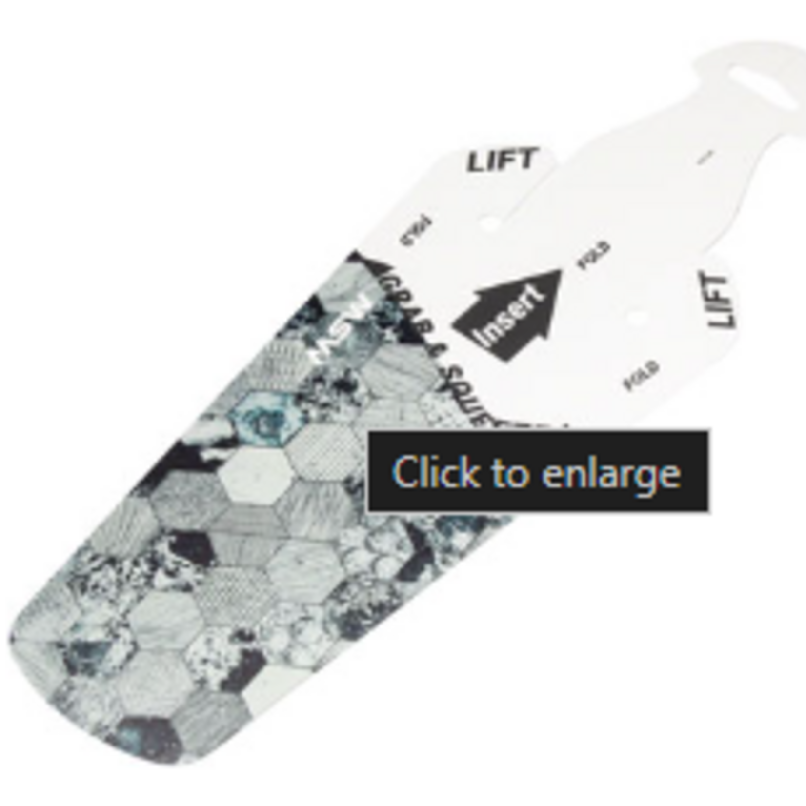 MSW MSW - Splashpad Fender - Rear - Geometric