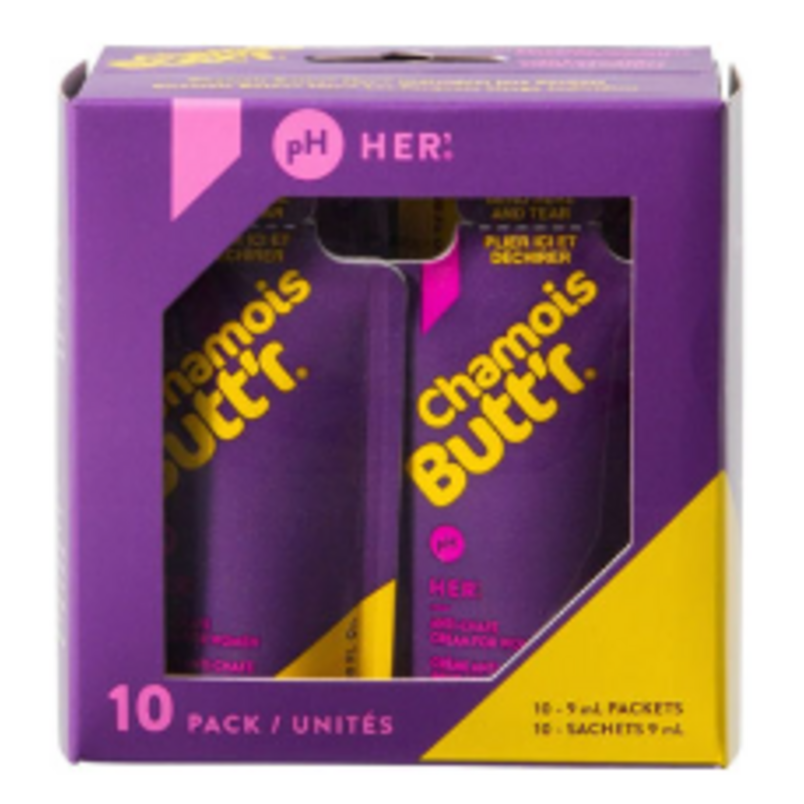 Chamois Butt'r Chamois Butt'r - Her': 0.3oz Packet - Box of 10