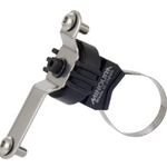 Minoura Cage Mount - Minoura Clamp-on Bottle Cage Holder -  22-35mm, Black