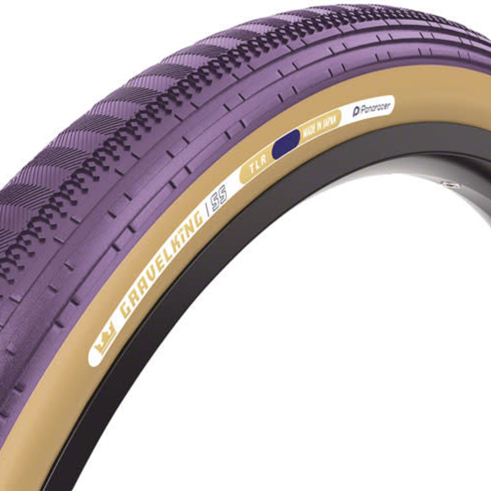 Panaracer Panaracer GravelKing SS - 700 x 45 - Tubeless - Folding - Purple/Brown