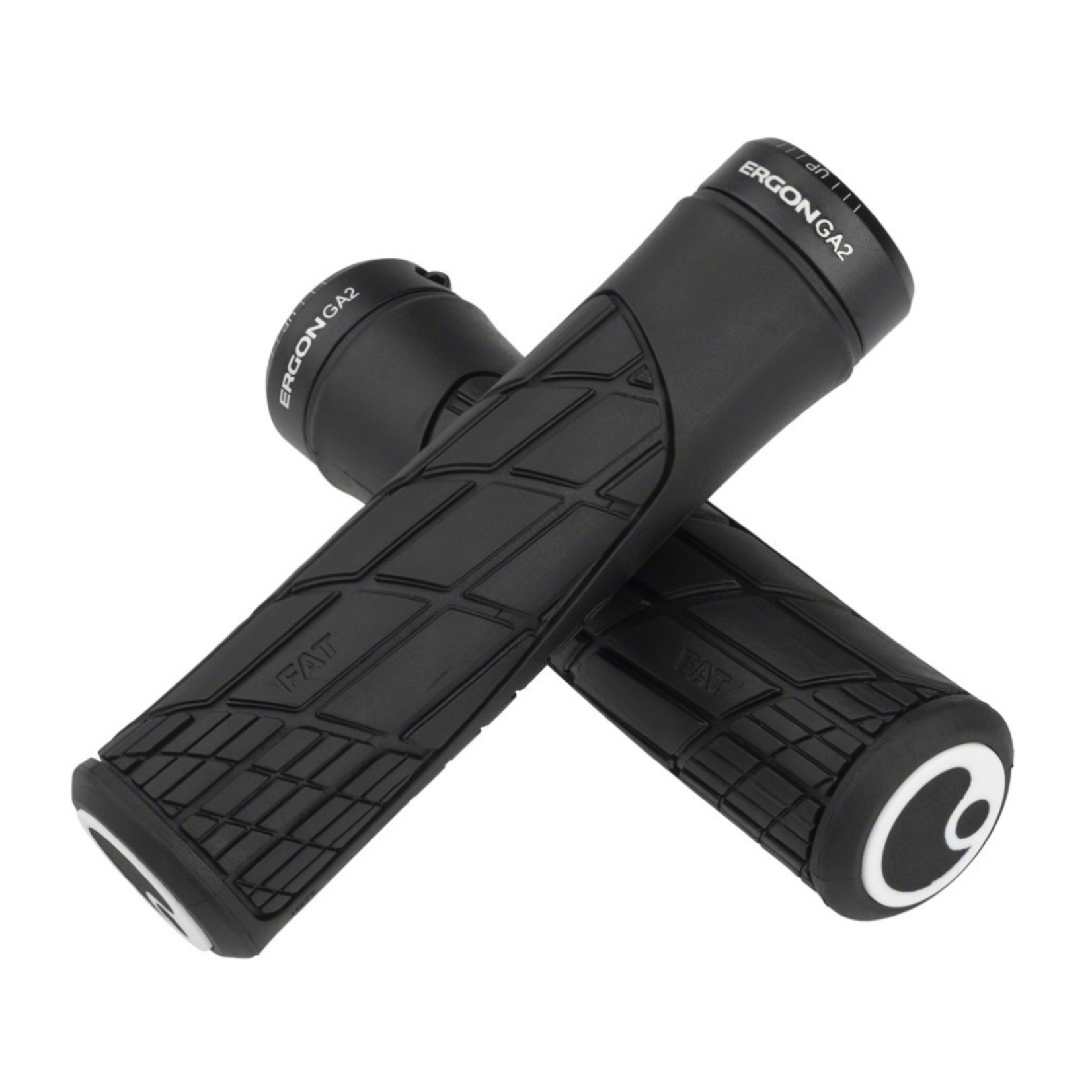 Ergon Ergon GA2 Fat Grips - Black, Lock-On