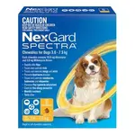 BOEHRINGER Nexgard Spectra - Dog Chewable 3.6-7.5kg 6kg (Yellow)