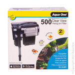 AQUA ONE Aqua One - Clearview 500 Hang On Filter 500lh