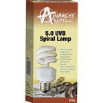 ANARCHY REPTILE Anarchy Reptile - 5.0 Uvb Spiral Lamp 20w