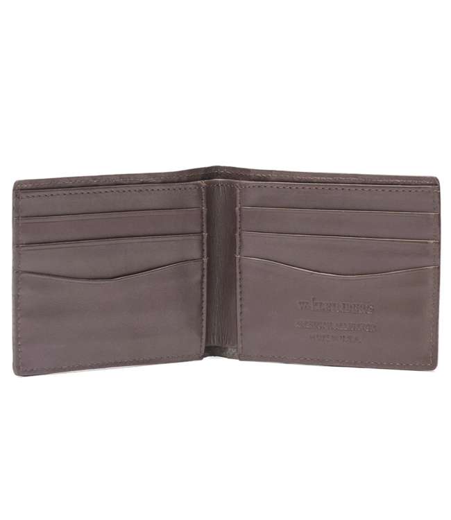 Chocolate Matte Croco Billfold