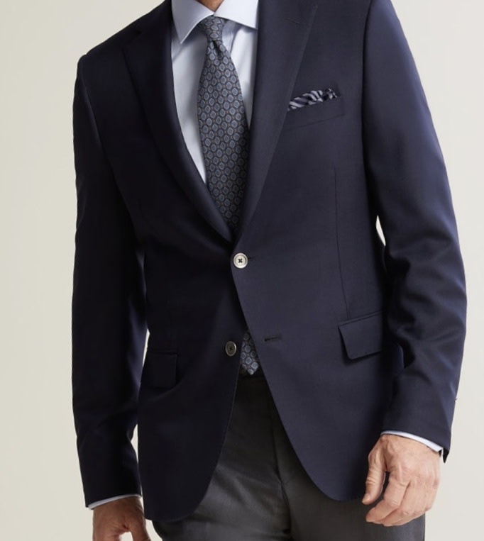 Blue Hopsack Blazer Garner H. Stockton Atlanta