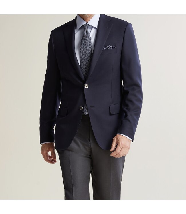 Blue Hopsack Blazer Garner