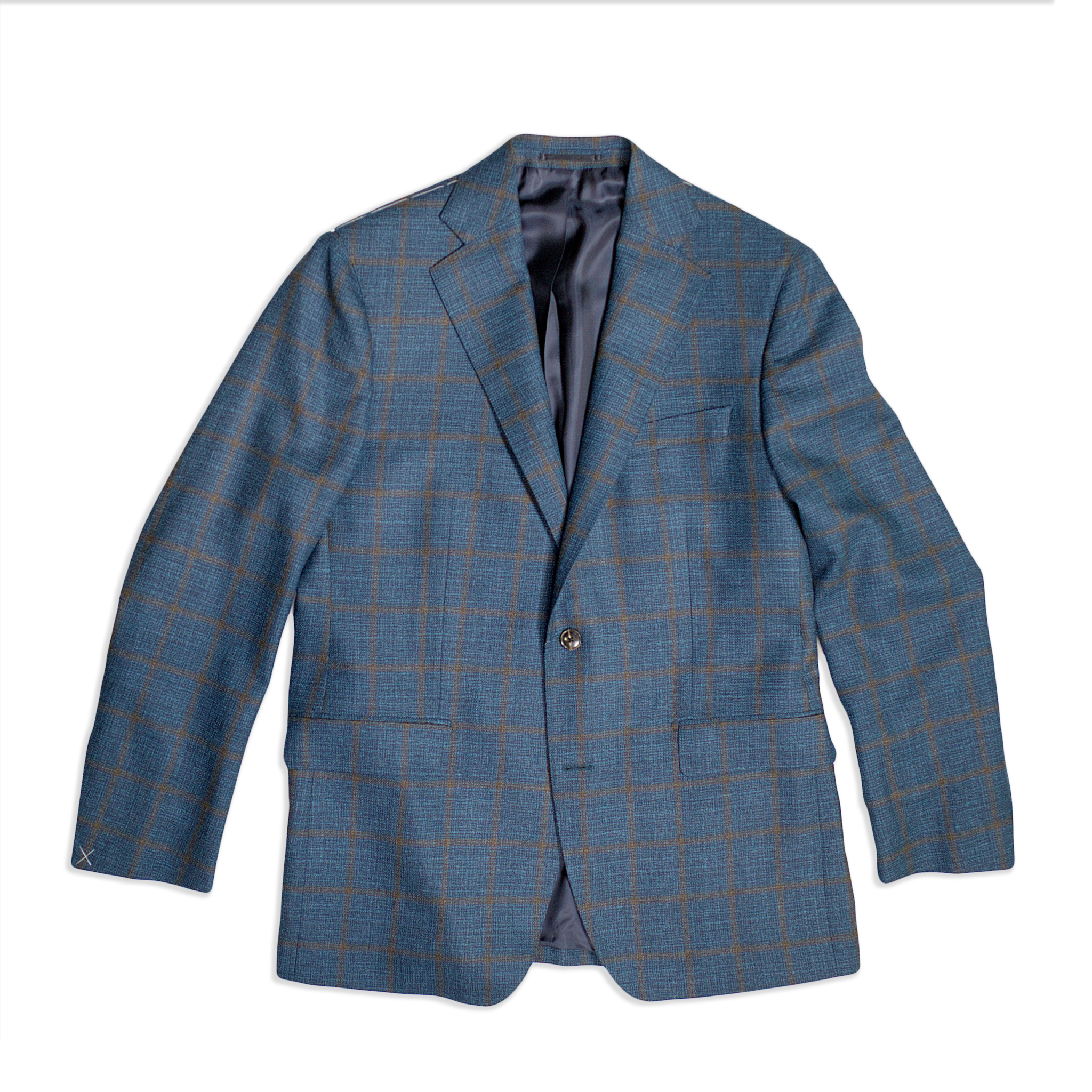 Turq Windowpane - H. Stockton - Atlanta