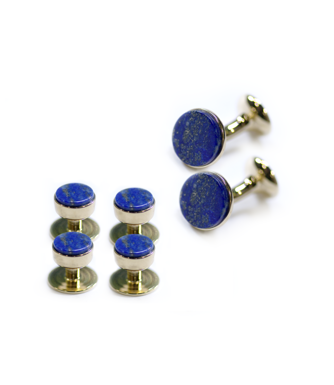 Blue Lapis / Gold formal set