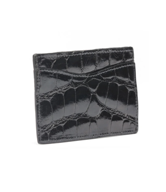 W.KLEINBERG FOR H. STOCKTON Black  Alligator Card Case