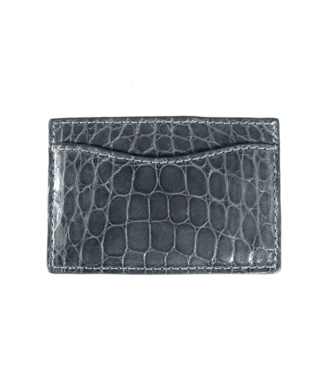 Black  Alligator Card Case