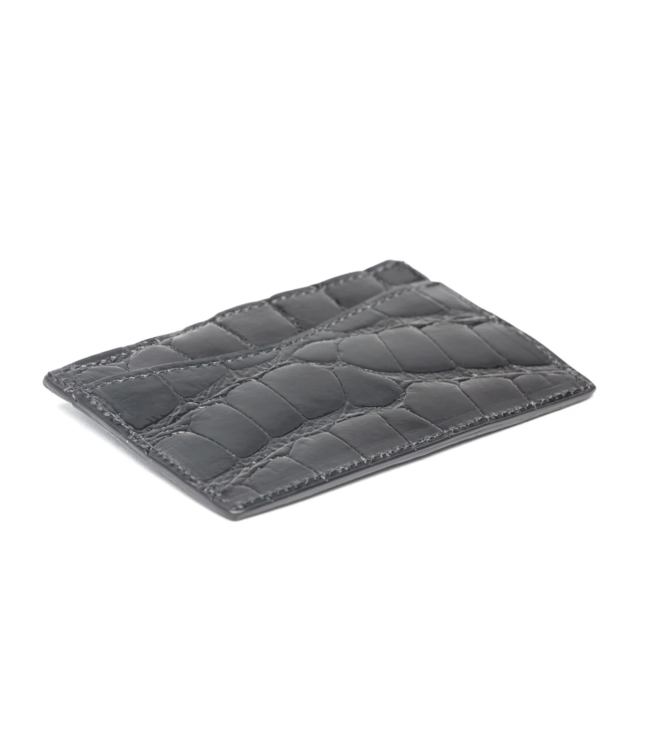 Black  Alligator Card Case