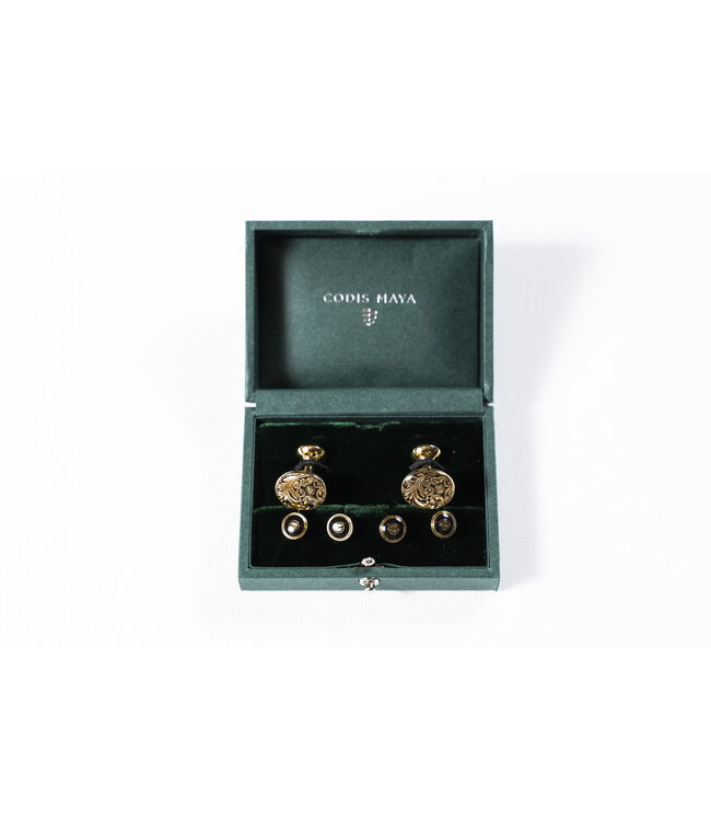 Sidelock Dress Set- Gold
