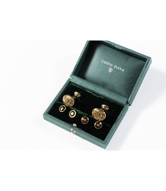 Sidelock Dress Set- Gold