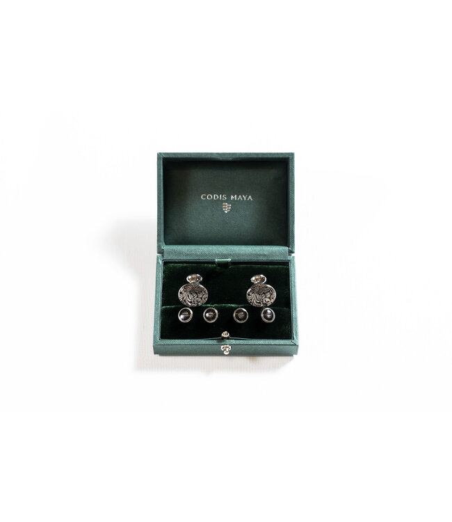 Sidelock Dress Set- Silver