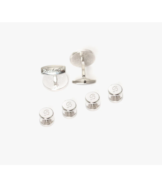Bear Rhodium Stud Set