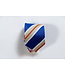 Blue/Khaki Silk/Linen Stripe