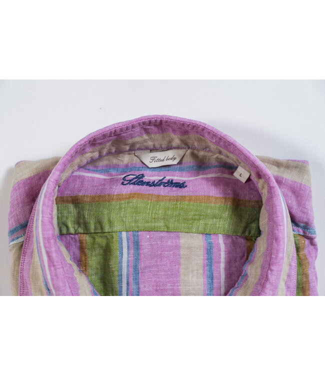 Botanical Stripe Linen SP