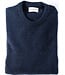 Navy Donegal Cashmere Crew