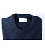Navy Donegal Cashmere Crew