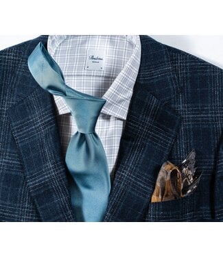 CANALI Navy/Teal Plaid