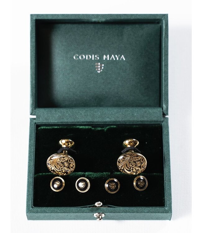 Sidelock Dress Set- Gold