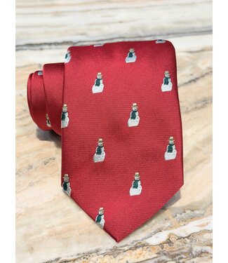 Seaward & Stearn Snowman Silk Tie
