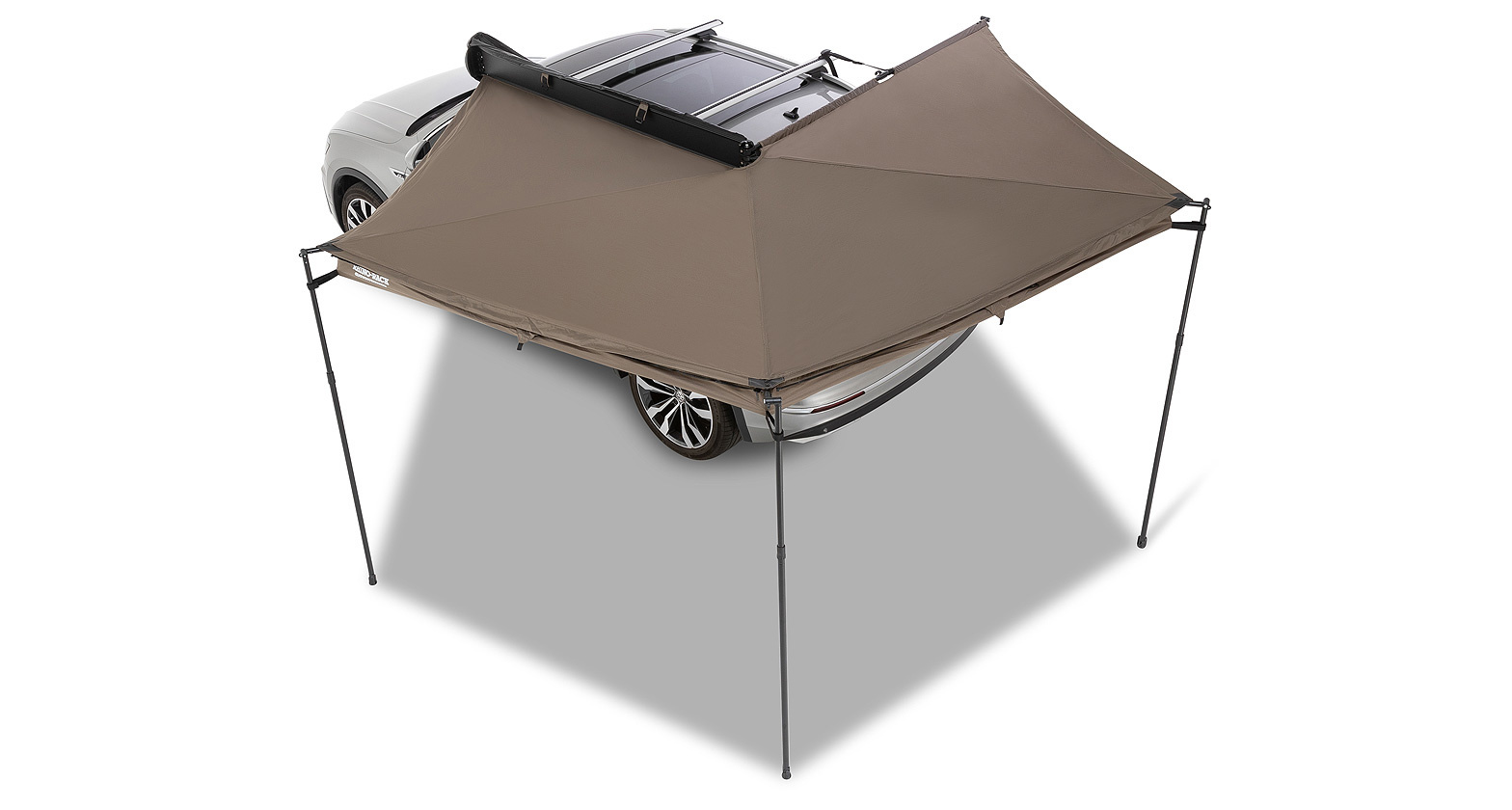 Rhino Rhino Batwing Compact Awning Left Rack n Roll Bend Oregon