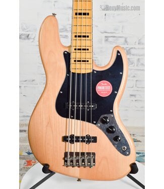 Squier 5 String Classic Vibe '70S Jazz Bass Guitar - Natural