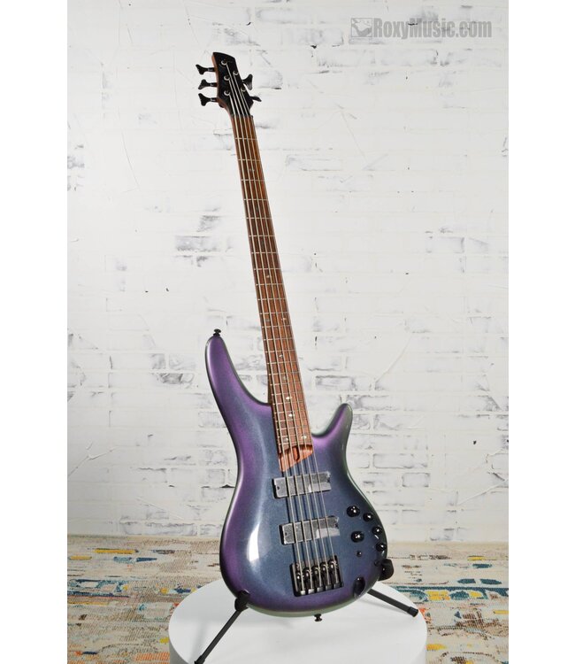 5 String SR505E Burst Bass Guitar - Black Aurora