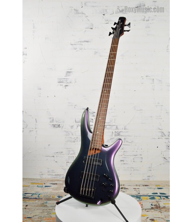 5 String SR505E Burst Bass Guitar - Black Aurora