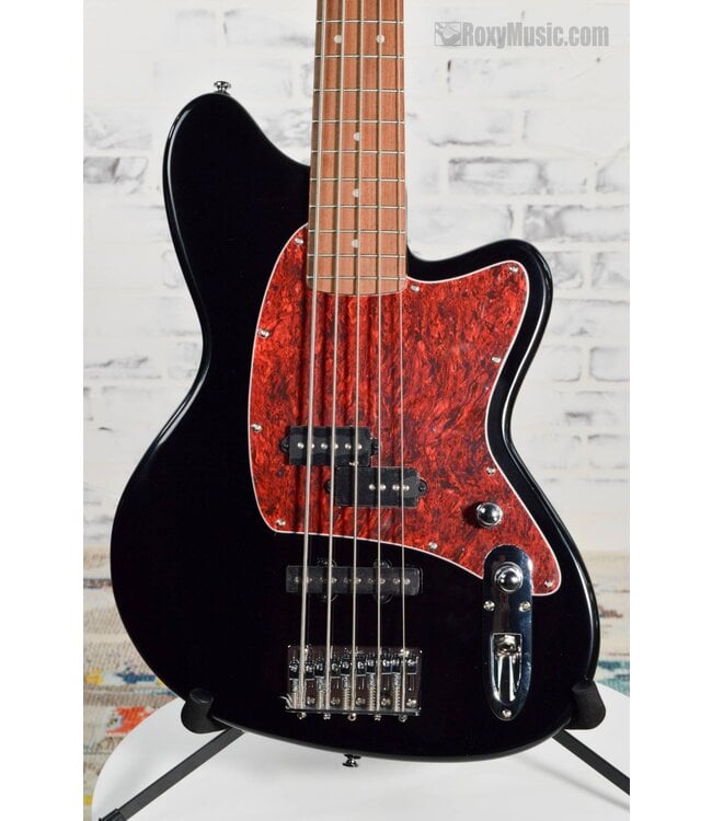 IBANEZ 5STRING TALMAN BLACK BASS GUITAR Roxy Music