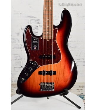 Fender Used American Professional II Jazz Left Handed Bass Guitar - 3-Tone Sunburst