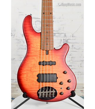 Lakland 5-String S5502D Deluxe Bass Guitar - Satin Charry Burst