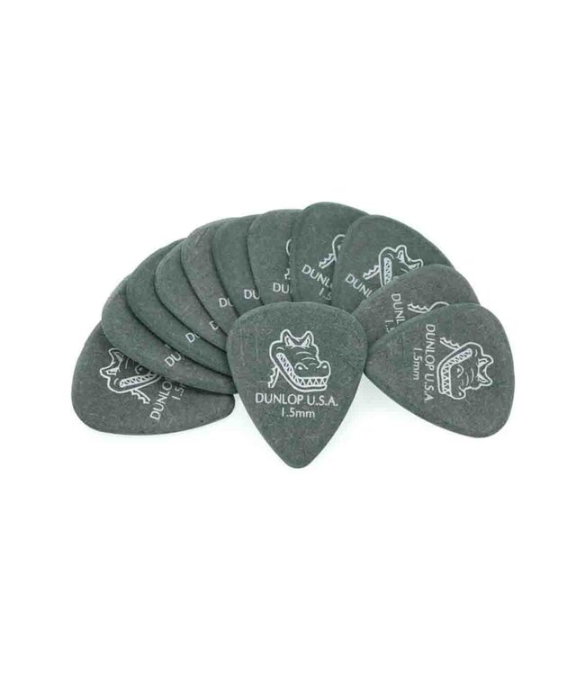 Jim Dunlop 572R1.0 Gator Grip Small Triangle Guitar Picks - 1.00mm Thick, Matte Grip, Bag Of 36 Picks