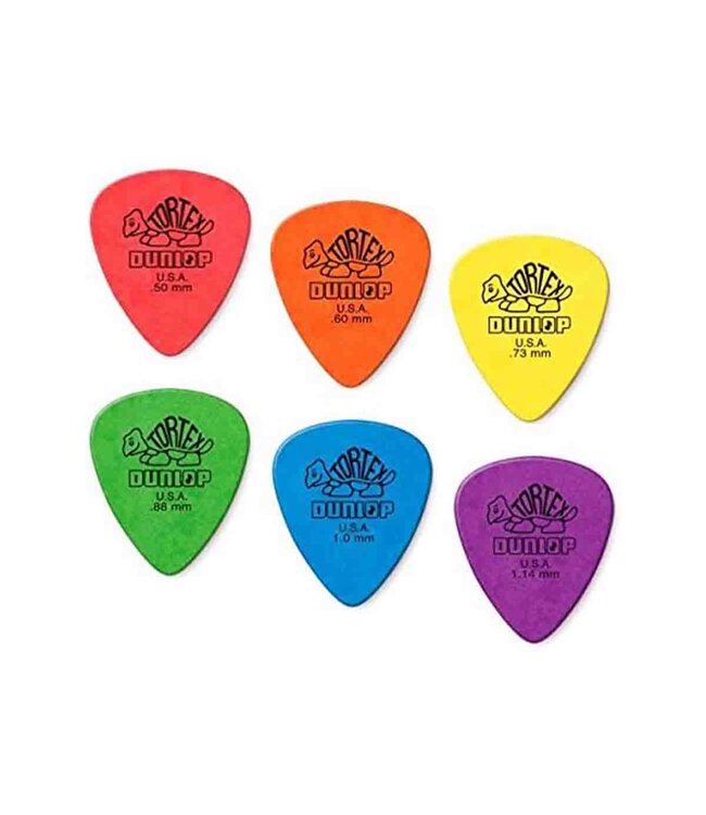 Dunlop Tortex Guitar Picks (12 Packs)