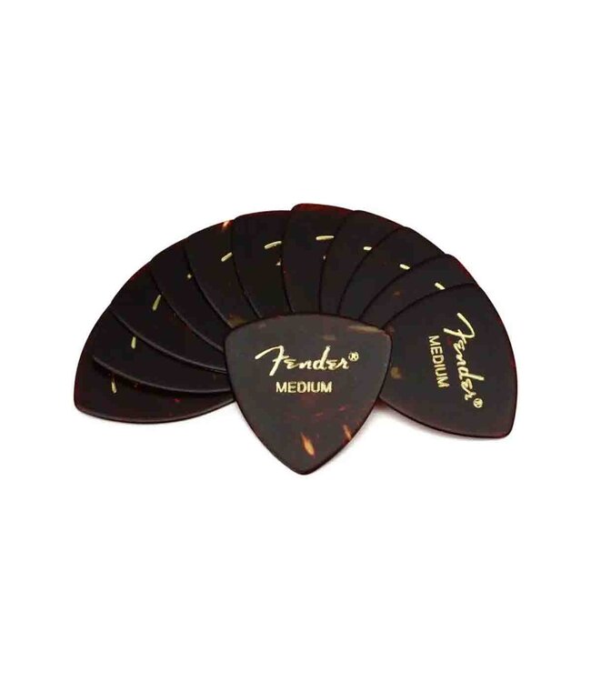 Fender 346 Shape Classic Celluloid Guitar Picks (12 Pack)