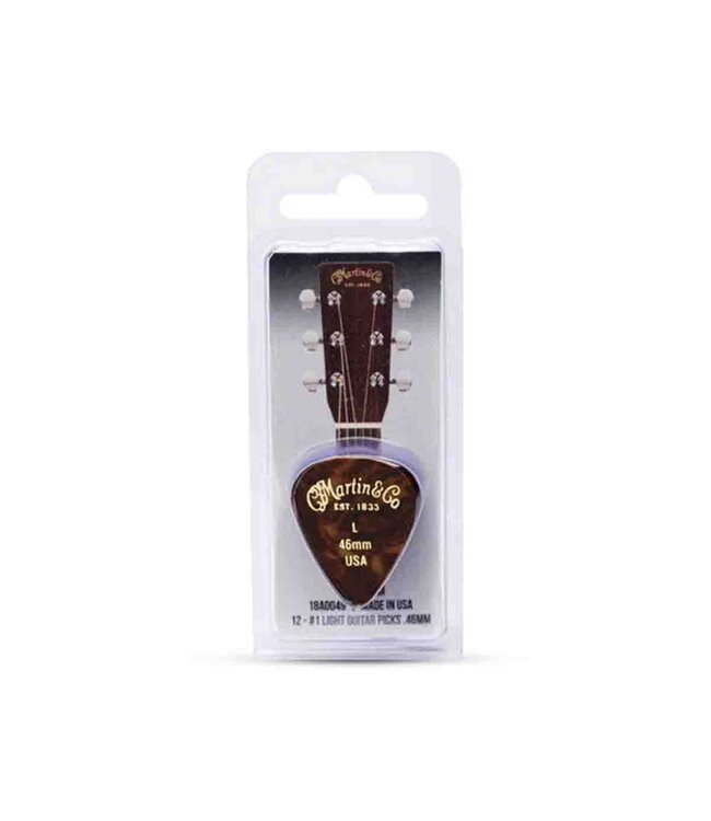 Martin #1 Standard 351 Guitar Pick Pack - (12-pack)