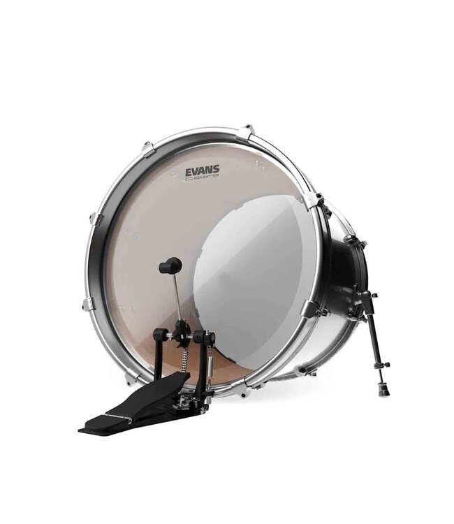 Evans EQ4 1 Ply Clear Bass Drum Batter Head