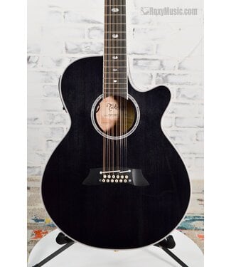 Takamine TSP-158C12 12-String Acoustic-Electric Guitar - Black