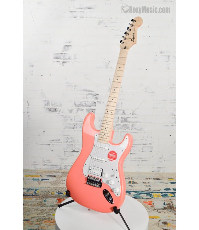Sonic Stratocaster HSS Maple Tahitian Coral Electric Guitar